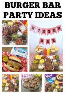 Burger Bar Party Idea - Making Time For Mommy