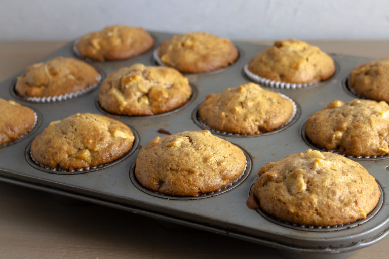 Apple Walnut Muffin Recipe - Making Time for Mommy